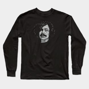 Benicio Del Toro greyscale Long Sleeve T-Shirt